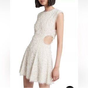 Aje Mirage Sequin-Embroidered Minidress